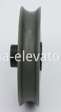 Hitachi Elevator Door Hanger Roller Curved Groove 20mm Length Shaft 65*13*6202
